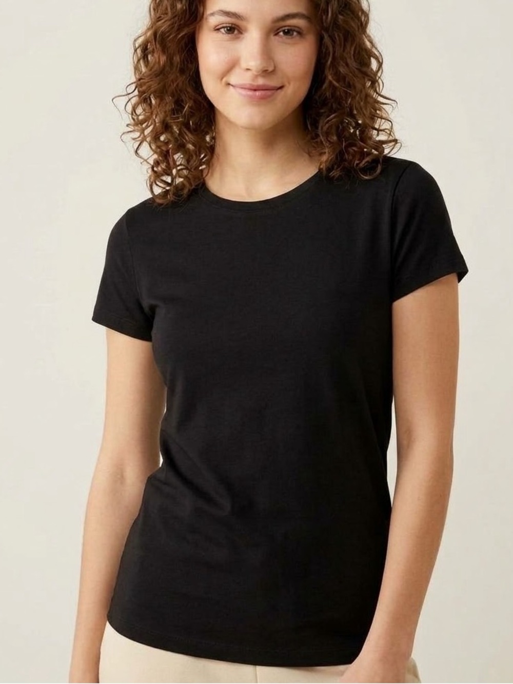 Supima Cotton Soft Black T-Shirt NWT